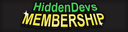 Discovery splash banner for HiddenDevs | Roblox Discord server