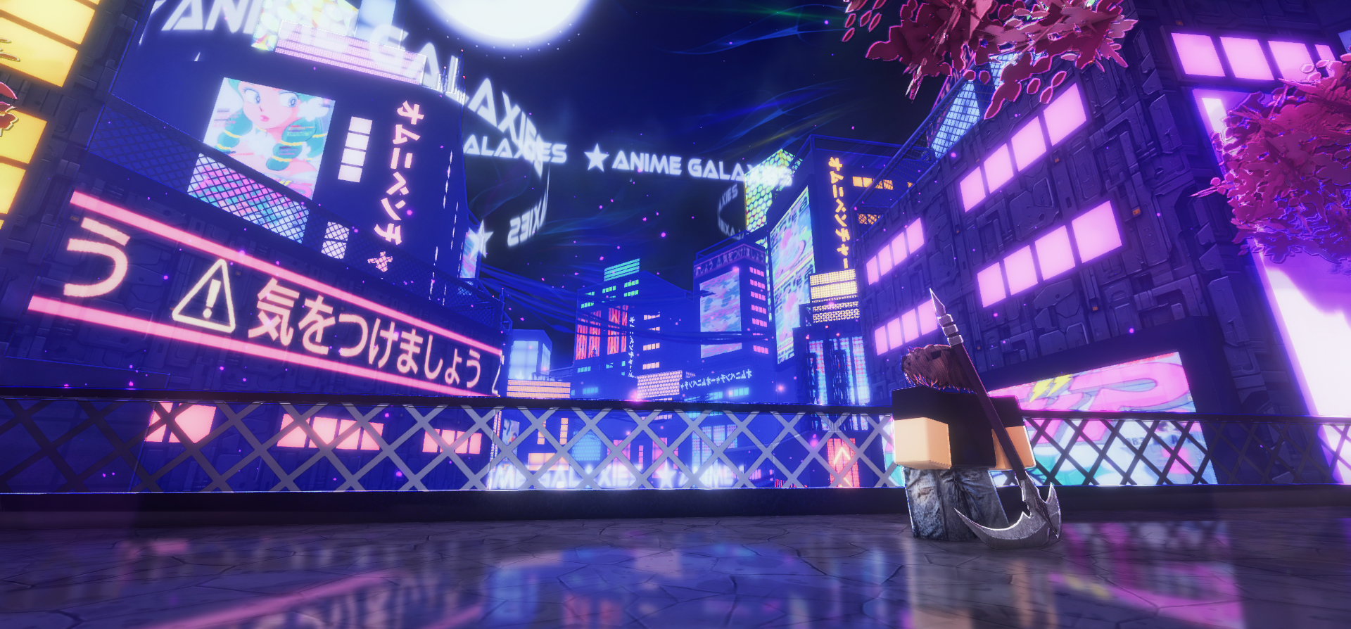 Discovery splash banner for Anime Galaxies Discord server