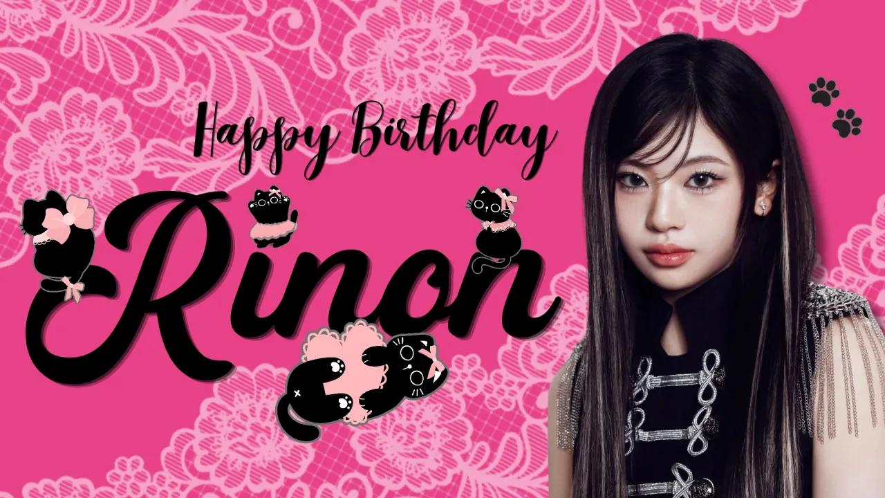 Discovery splash banner for ME:I ⊹ Happy Birthday Rinon ⊹ Discord server
