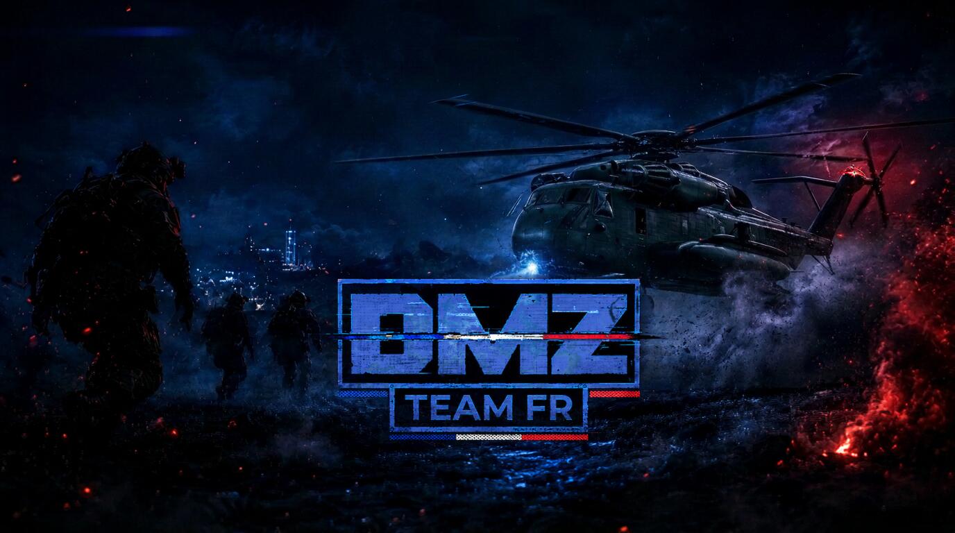 Discovery splash banner for DMZ TEAM FR 🔵⚪🔴 | MW4 - Call of Duty 🇫🇷 Discord server