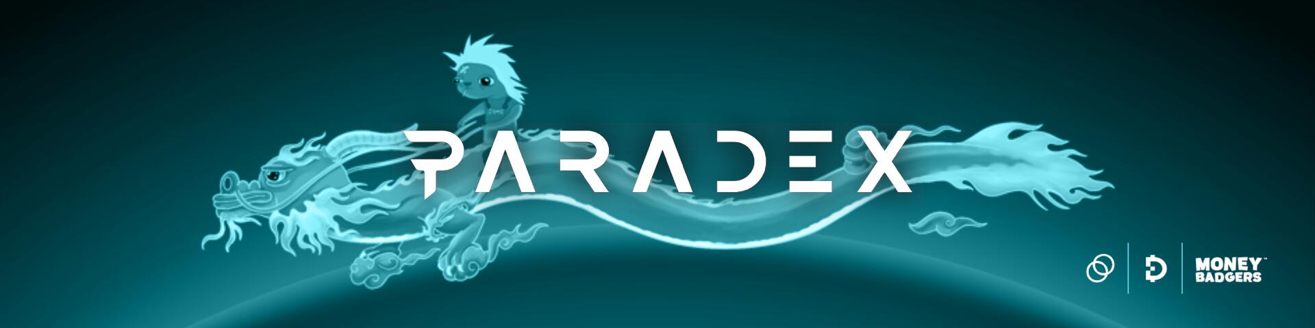 Discovery splash banner for Paradex Discord server