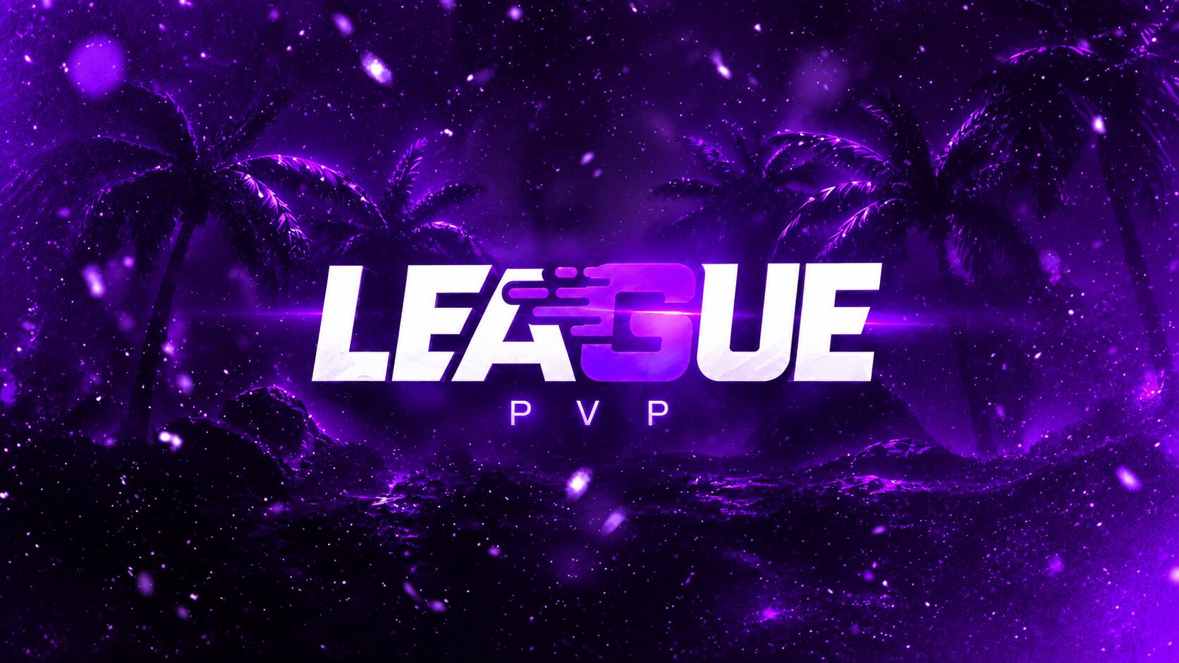 Discovery splash banner for LEAGUE PVP Discord server