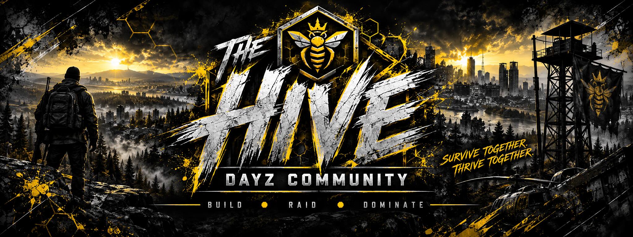 Discovery splash banner for 50x | The Hive™ Community Discord server