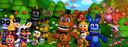Discovery splash banner for FNAF WORLD: The Resurrection Discord server