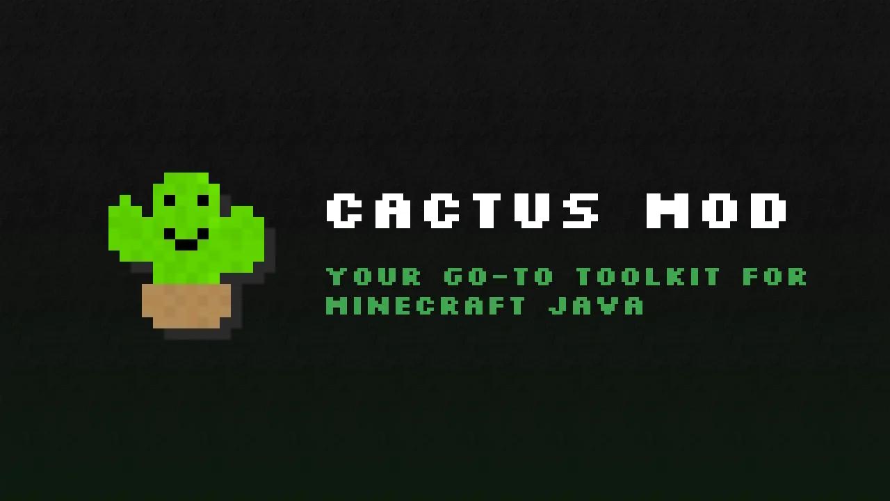 Discovery splash banner for 🌵 Cactus Mod Discord server