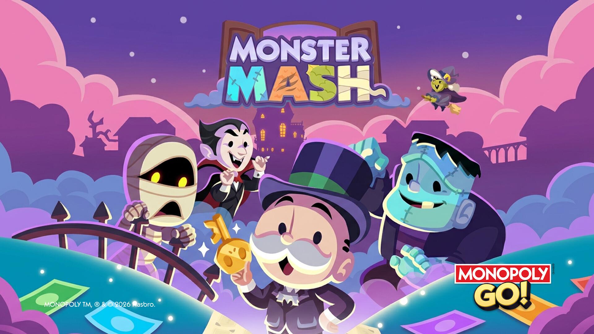 Discovery splash banner for MONOPOLY GO! Tycoon Club Discord server
