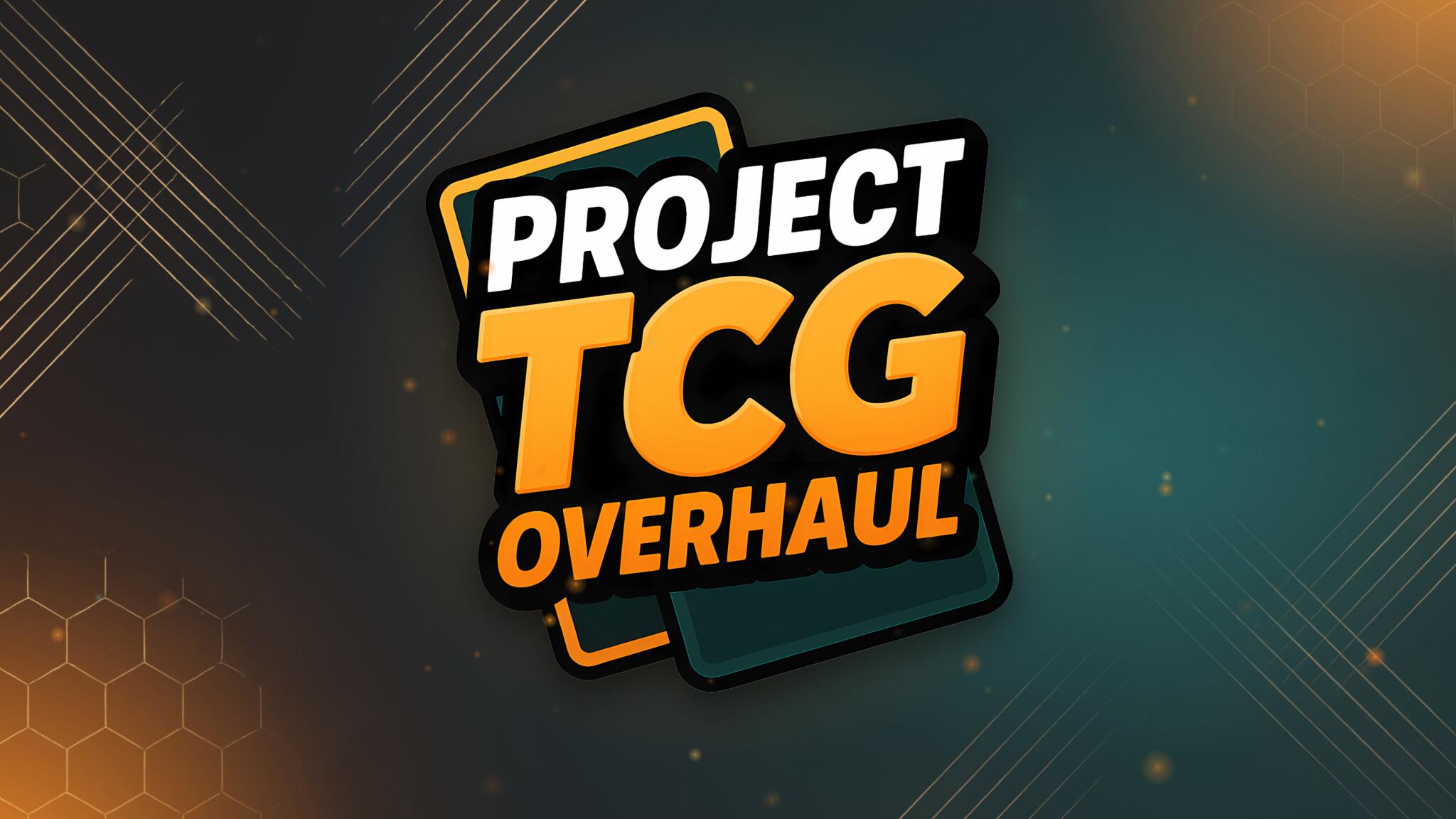 Discovery splash banner for Project TCG Overhaul Discord server