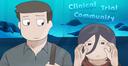 Discovery splash banner for Clinical Trial Community Discord server