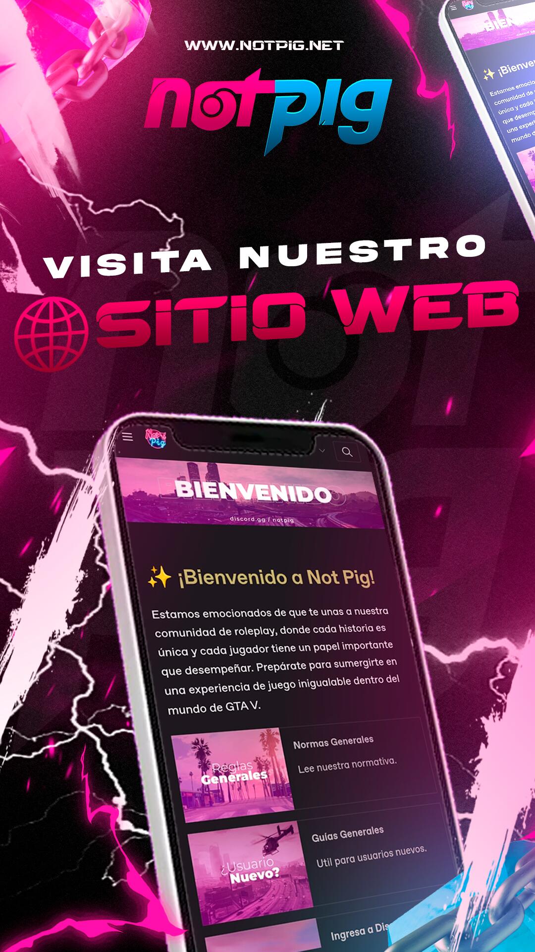 Discovery splash banner for ɴᴏᴛᴘɪɢ Discord server
