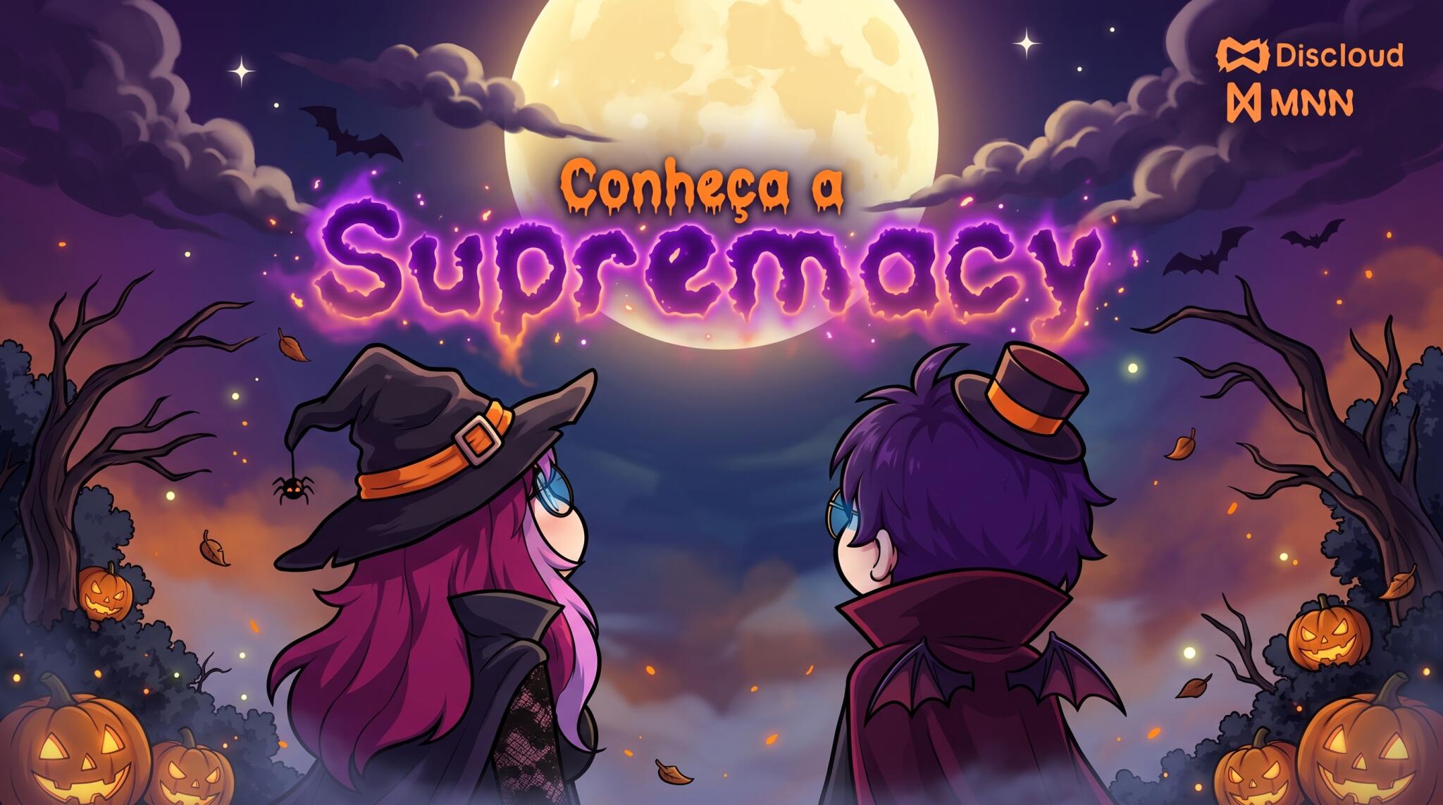 Discovery splash banner for Supremacy | Halloween 🎃 Discord server