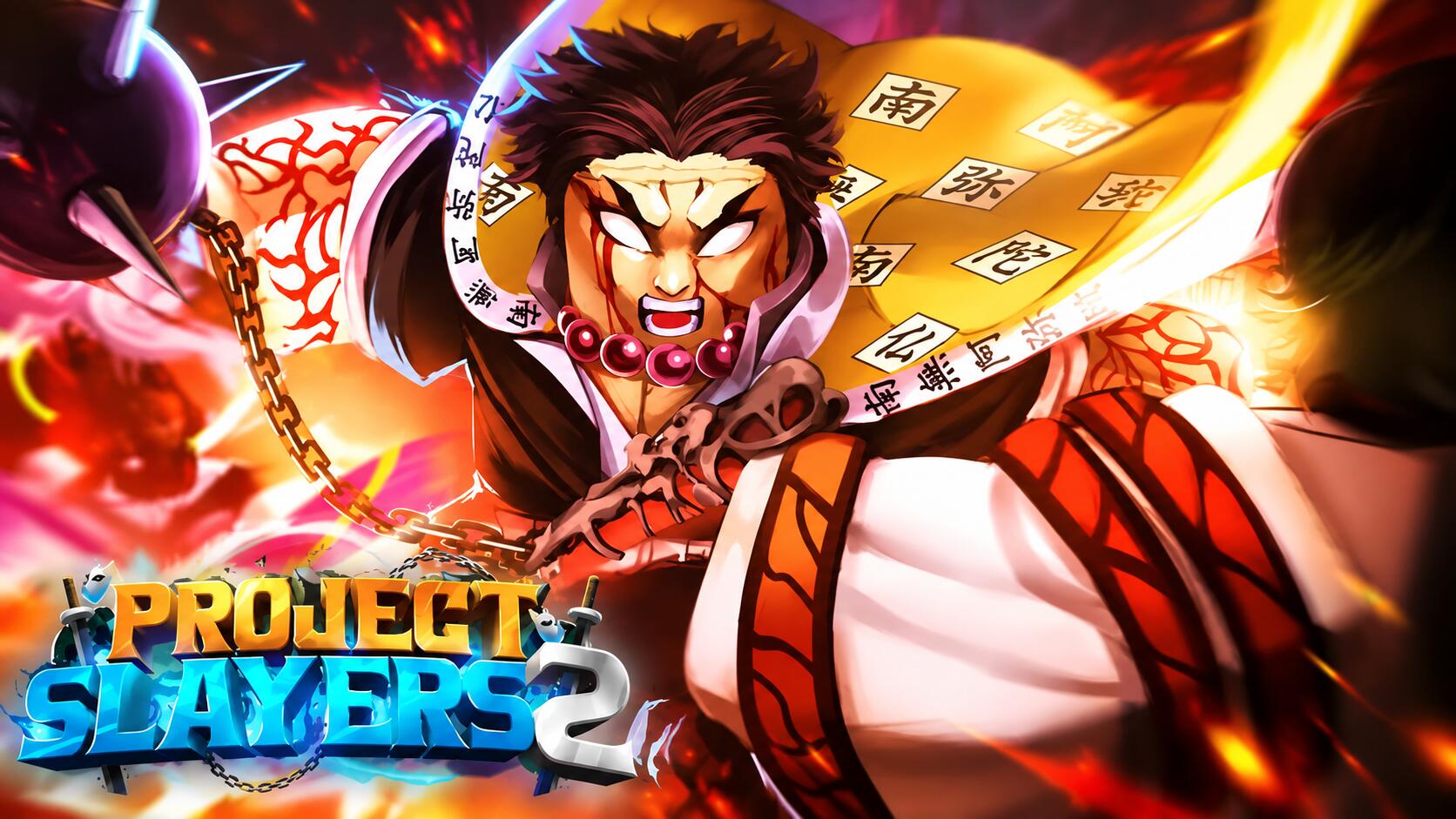 Discovery splash banner for Slayers 2 | Codes & Leaks | Updates & Events | News & Guides Discord server