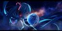 Discovery splash banner for Miku World Discord server