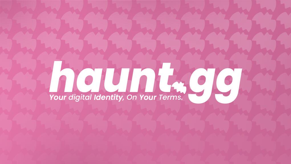 Discovery splash banner for haunt.gg Discord server