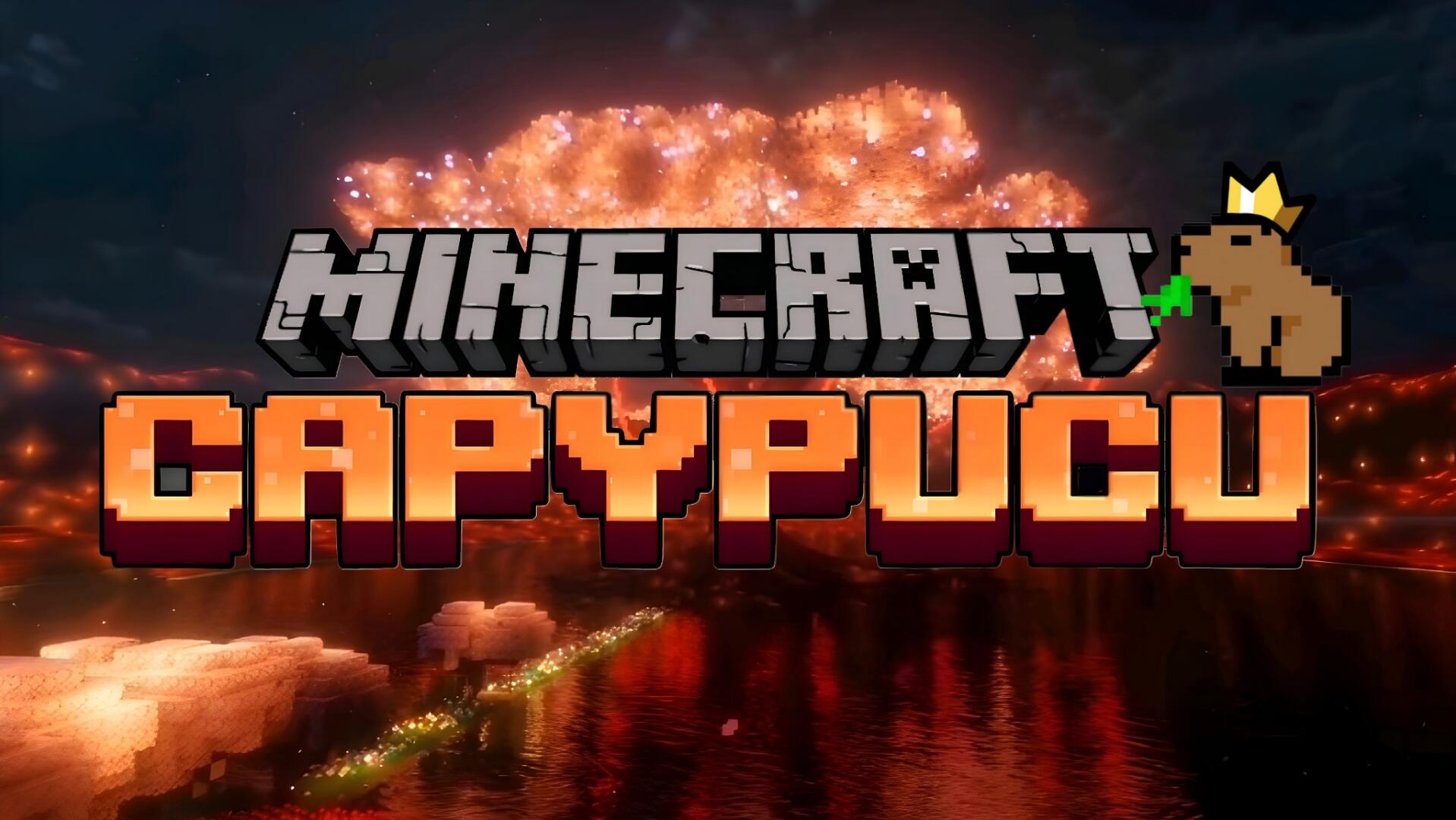 Discovery splash banner for MINECRAFT x CAPYPUCU Discord server