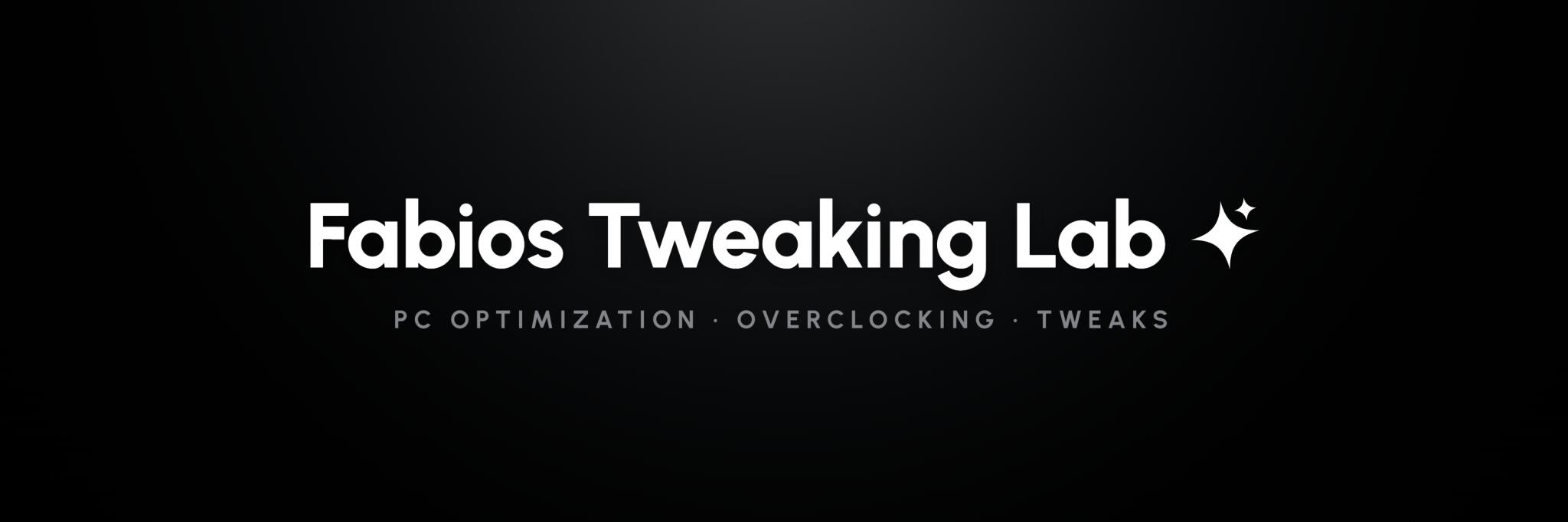 Discovery splash banner for Fabio's Tweaking Lab Discord server
