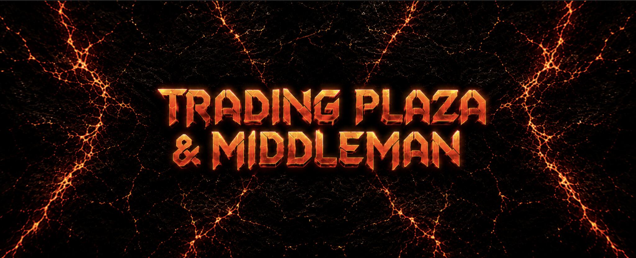 Discovery splash banner for UNWO's Trading Plaza & MM Services Discord server