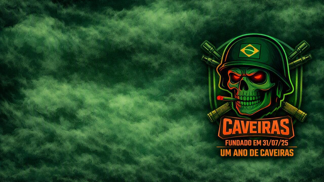 Discovery splash banner for ☠ Caveiras ☠ Discord server