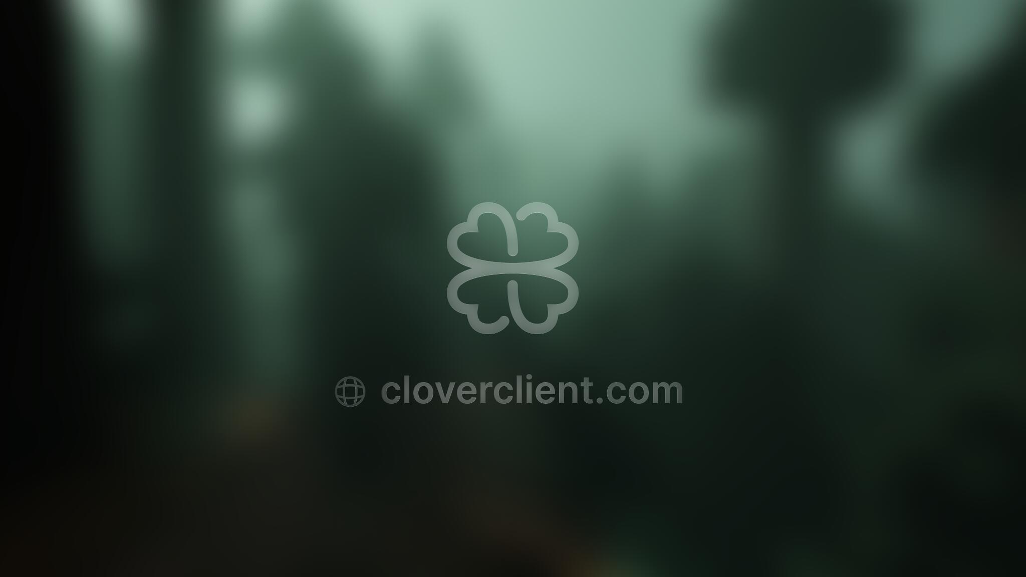 Discovery splash banner for Clover Client Discord server