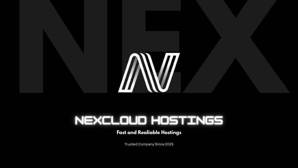 Discovery splash banner for NexCloud.in - Fast, Secure & Reliable Discord server