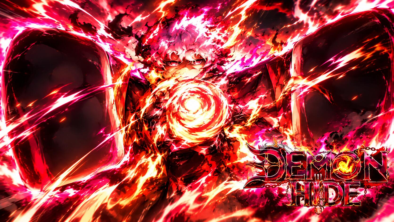 Discovery splash banner for DEMON HIDE OFFICIEL Discord server