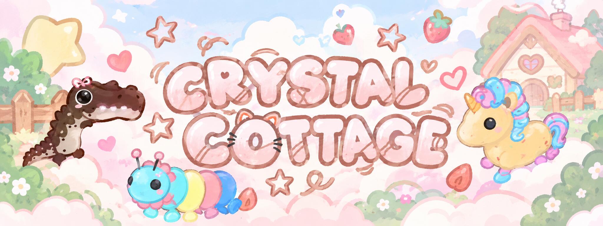 Discovery splash banner for ð–¢» Crystal Cottage Server Discord server