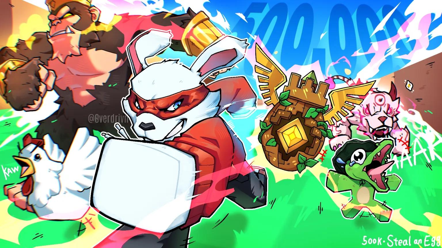 Discovery splash banner for Steal An Egg - 🇫🇷 Discord server