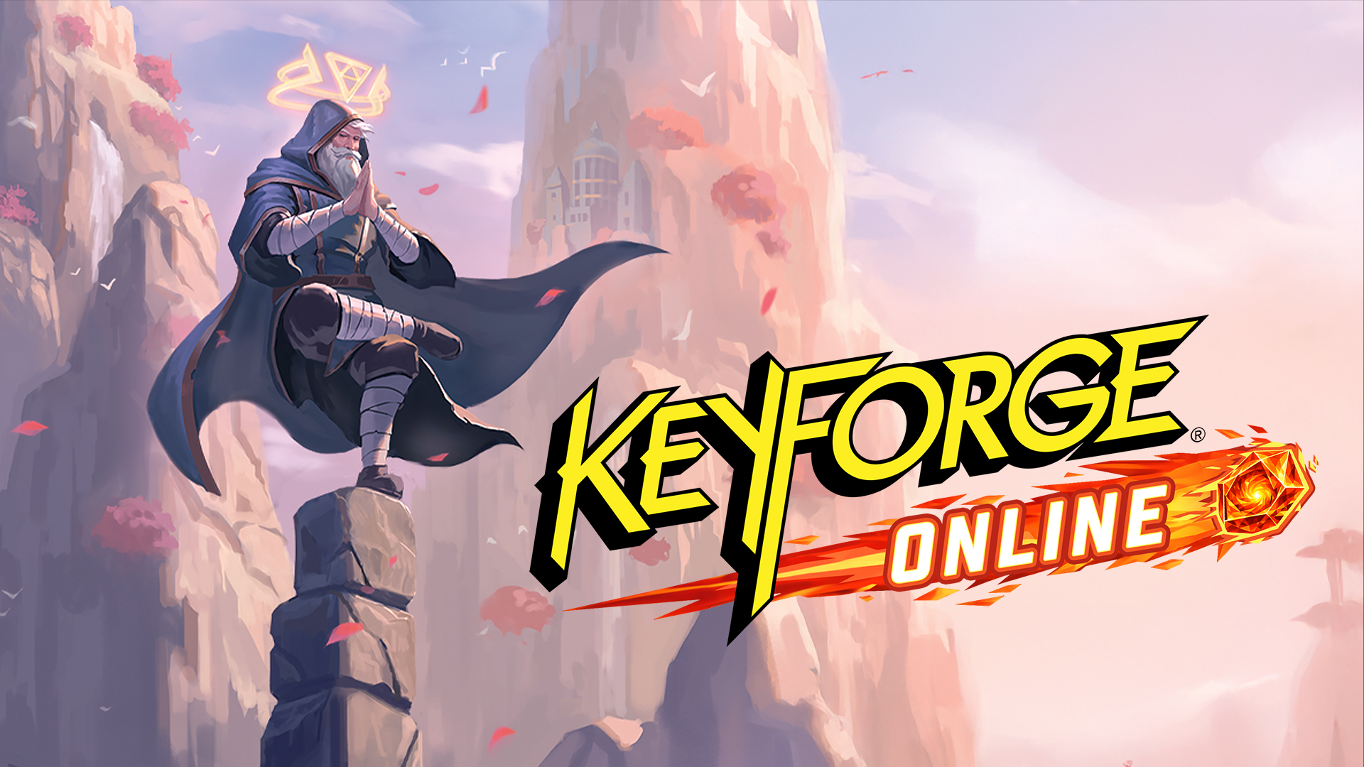 Discovery splash banner for KeyForge Online Discord server