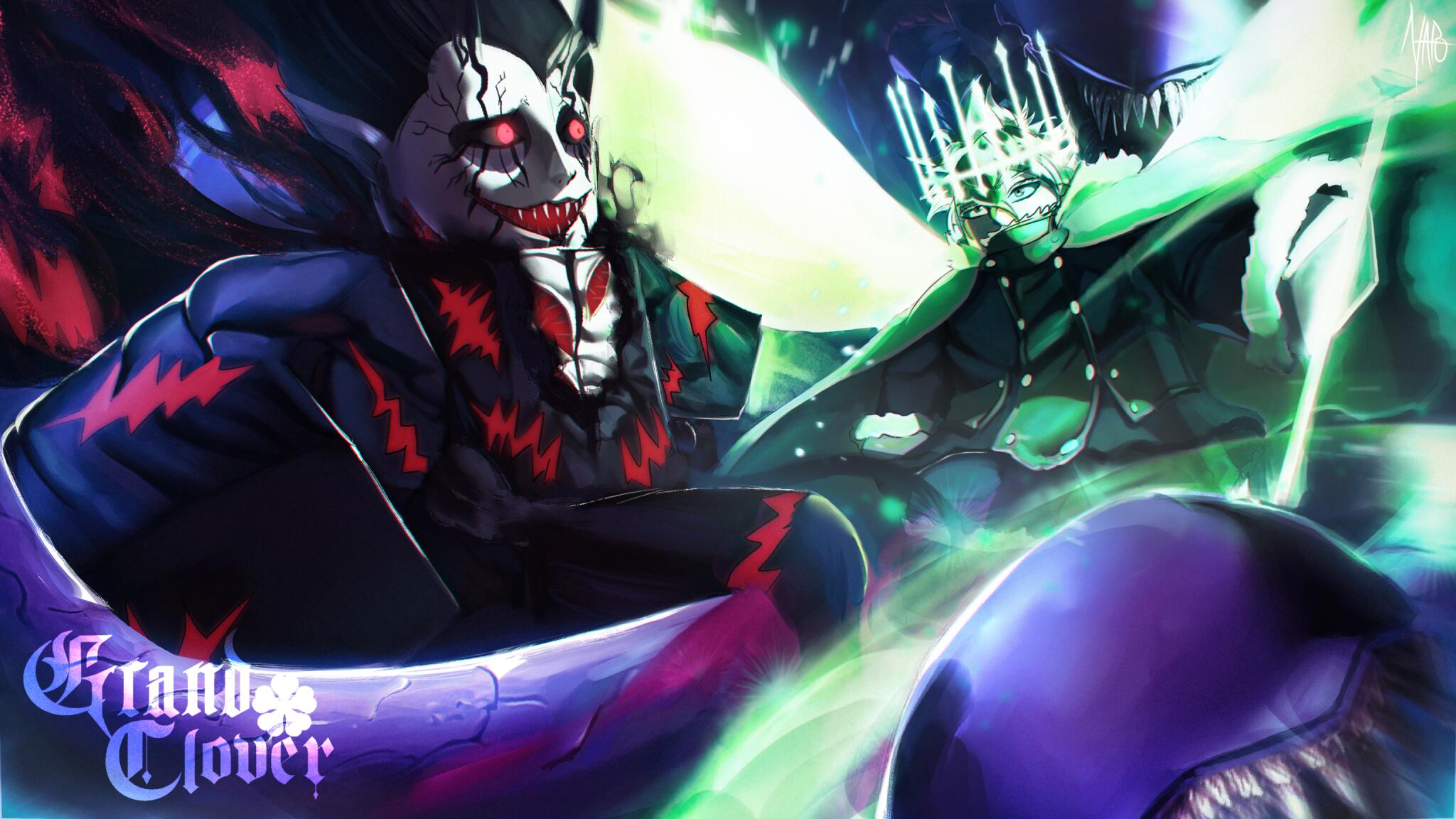 Discovery splash banner for Grand Clover | Roblox Discord server