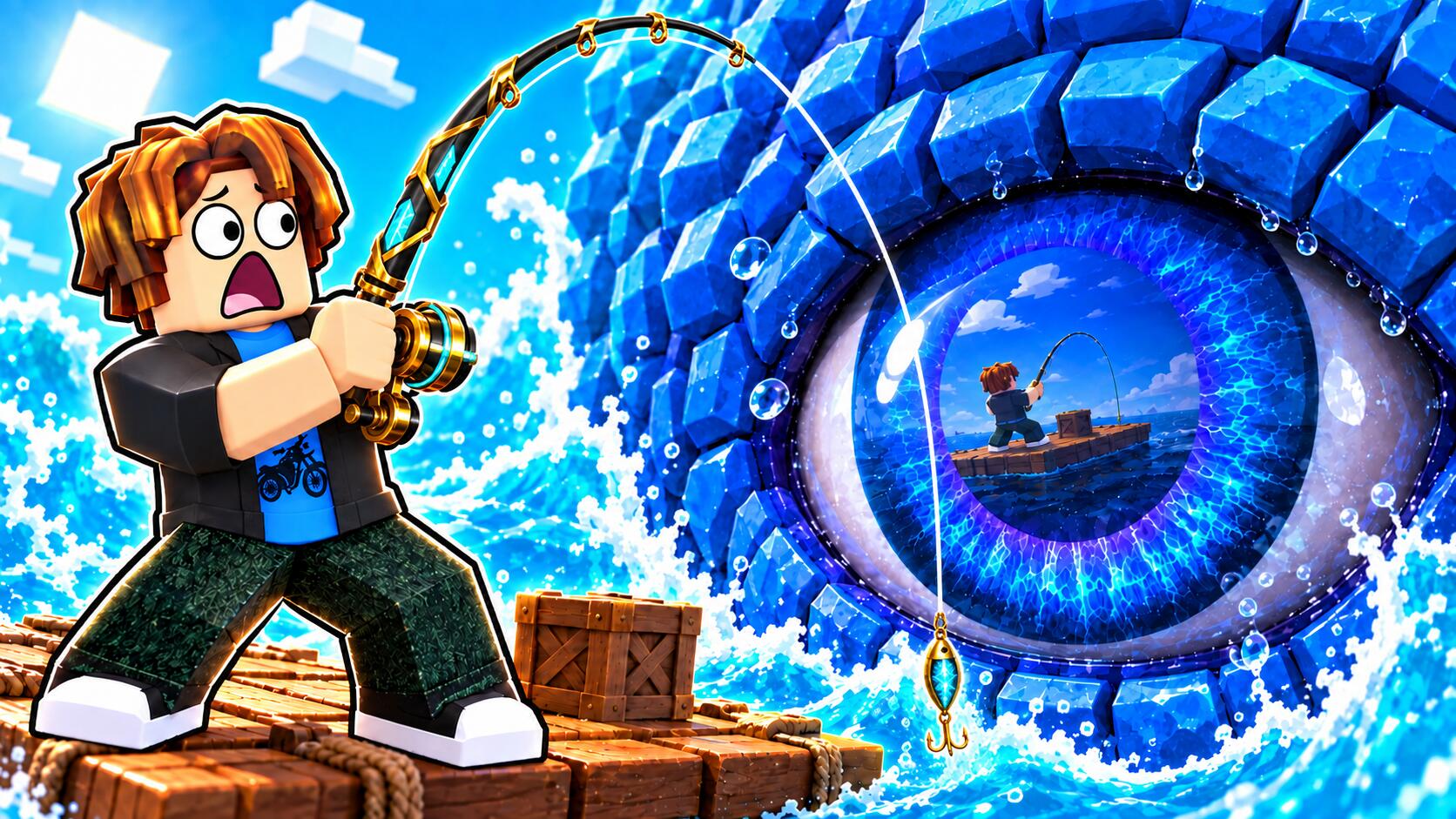Discovery splash banner for Deep Fishing Discord server