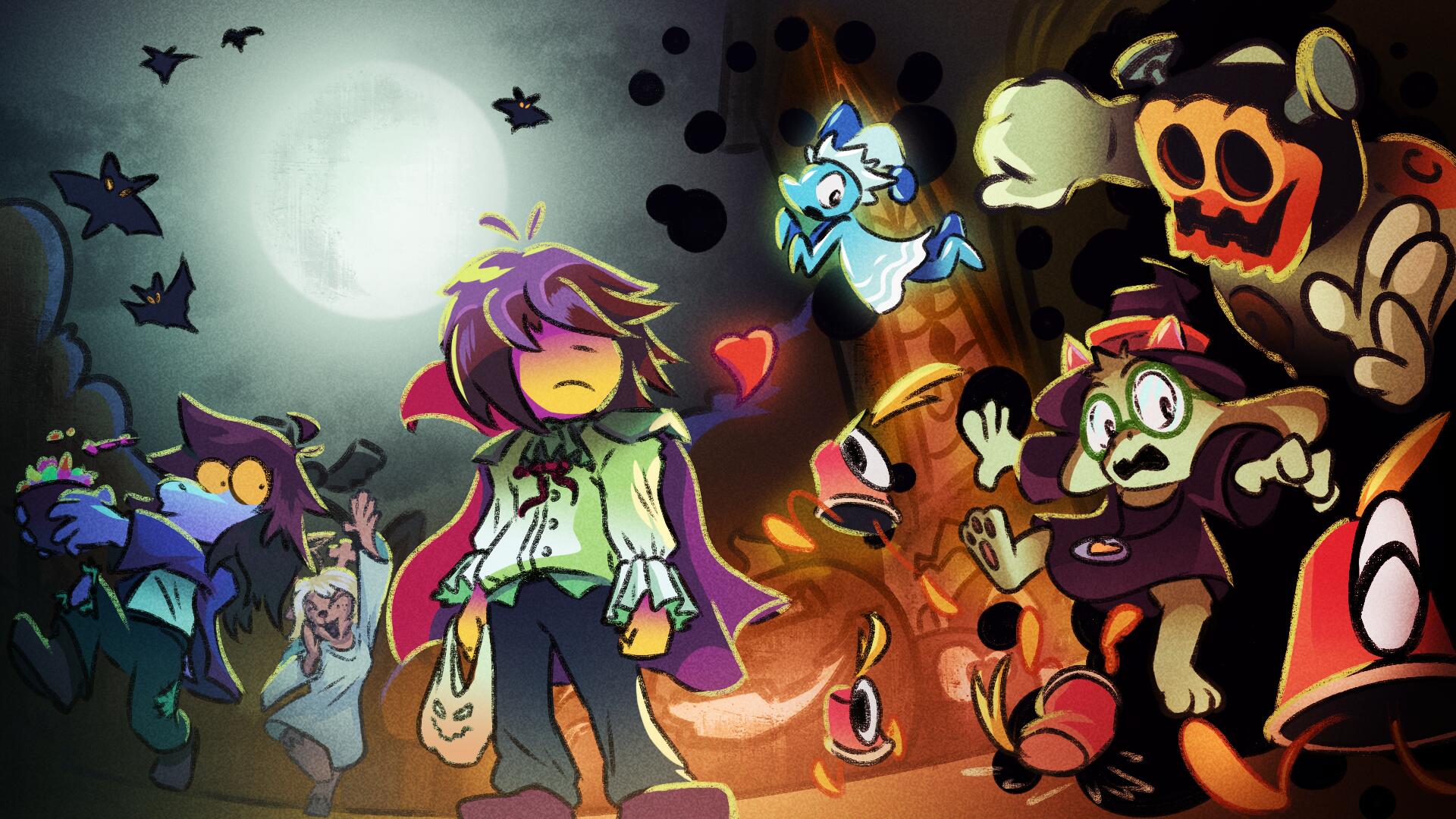 Discovery splash banner for Deltarune: Just the facts Discord server