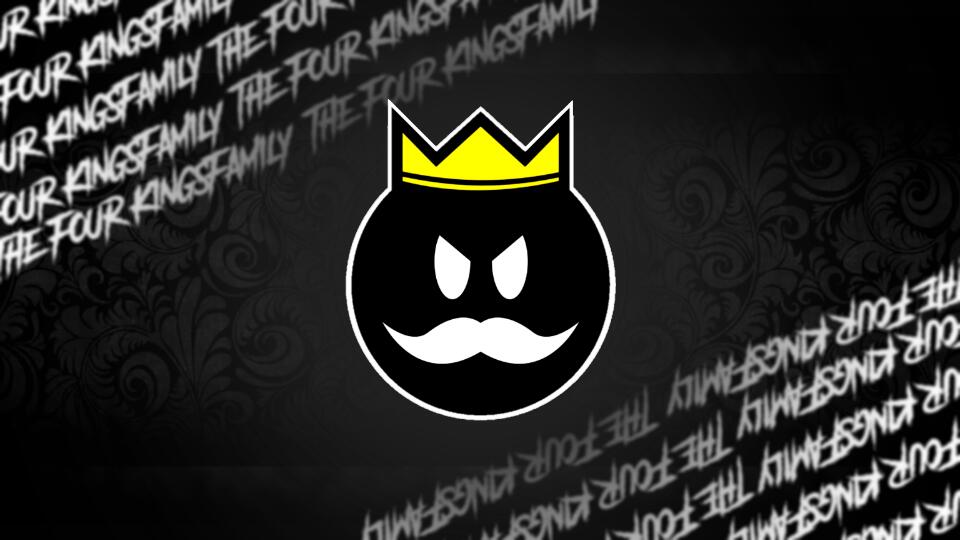 Discovery splash banner for FOUR KINGS Discord server