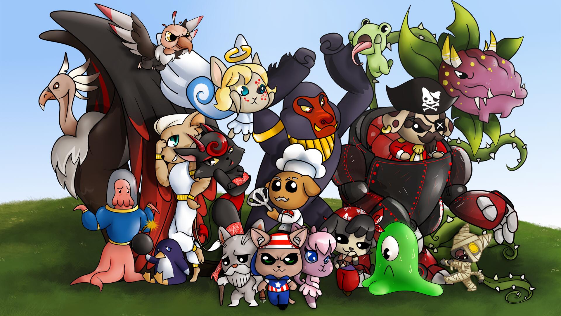 Discovery splash banner for Neko Ghost, Jump! Discord server