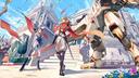 Discovery splash banner for Super Mecha Champions! Discord server