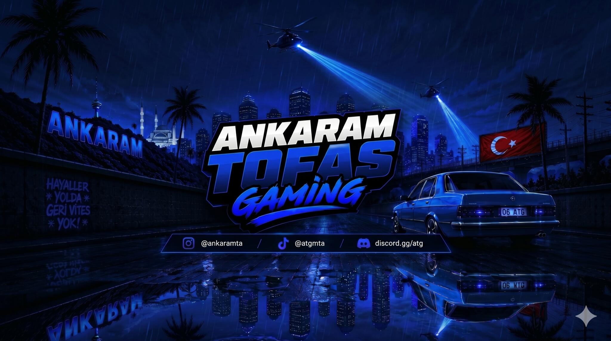 Discovery splash banner for MTA:SA Ankaram Tofas Gaming #ATG Discord server
