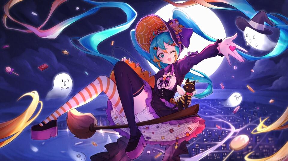 Discovery splash banner for 🎃 La Vecindad de Miku | Nitro ᆞChatᆞJuegosᆞTag Discord server