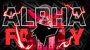 Discovery splash banner for Alpha Family™ Discord server