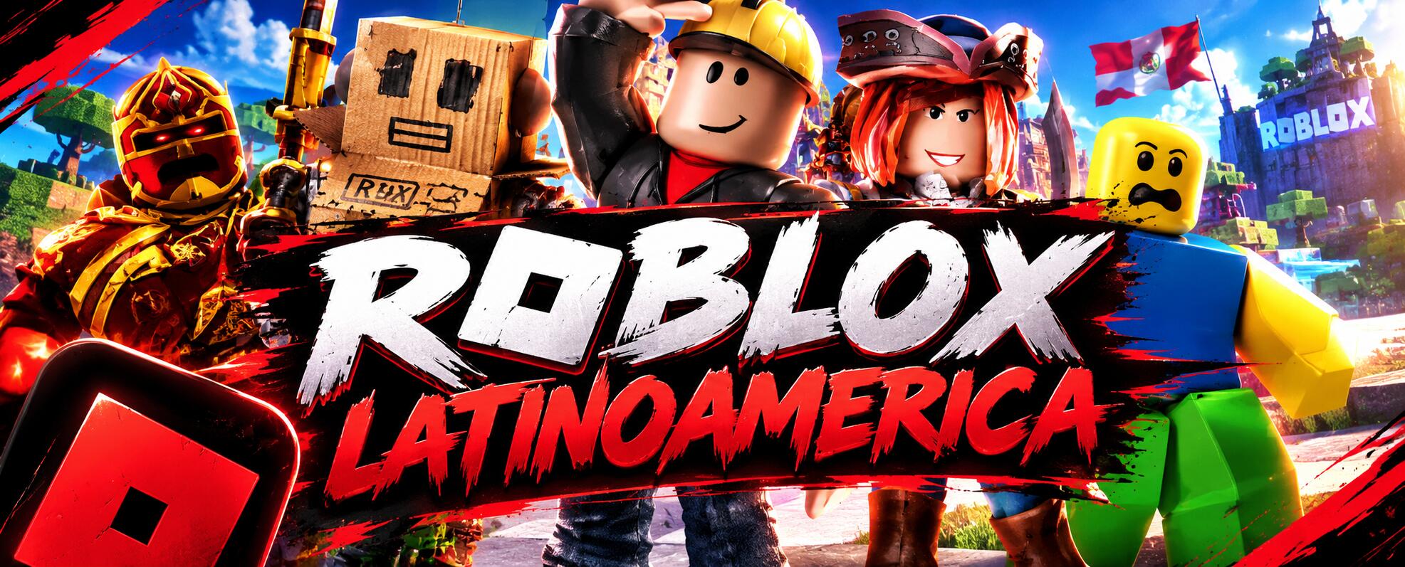 Discovery splash banner for Roblox LatinoAmerica⭐ Discord server