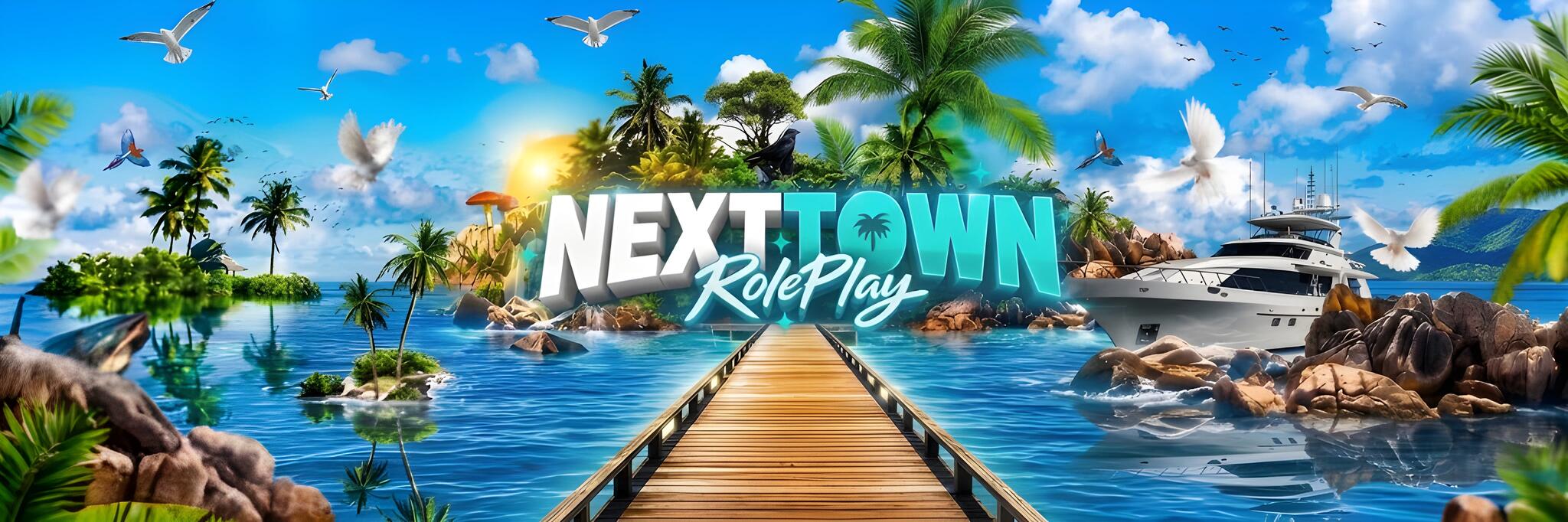 Discovery splash banner for NextTown Israel | Public RolePlay Discord server