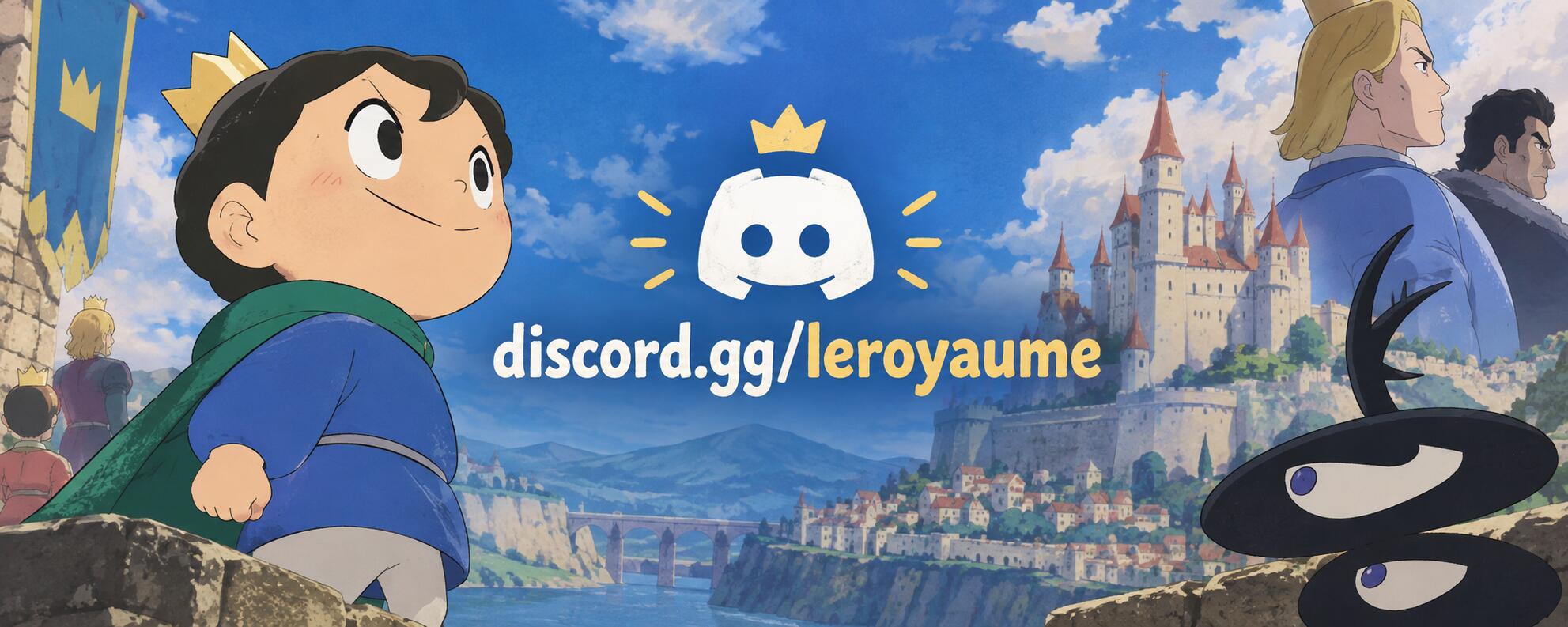 Discovery splash banner for Le Royaume 👑 #TOPFR Discord server
