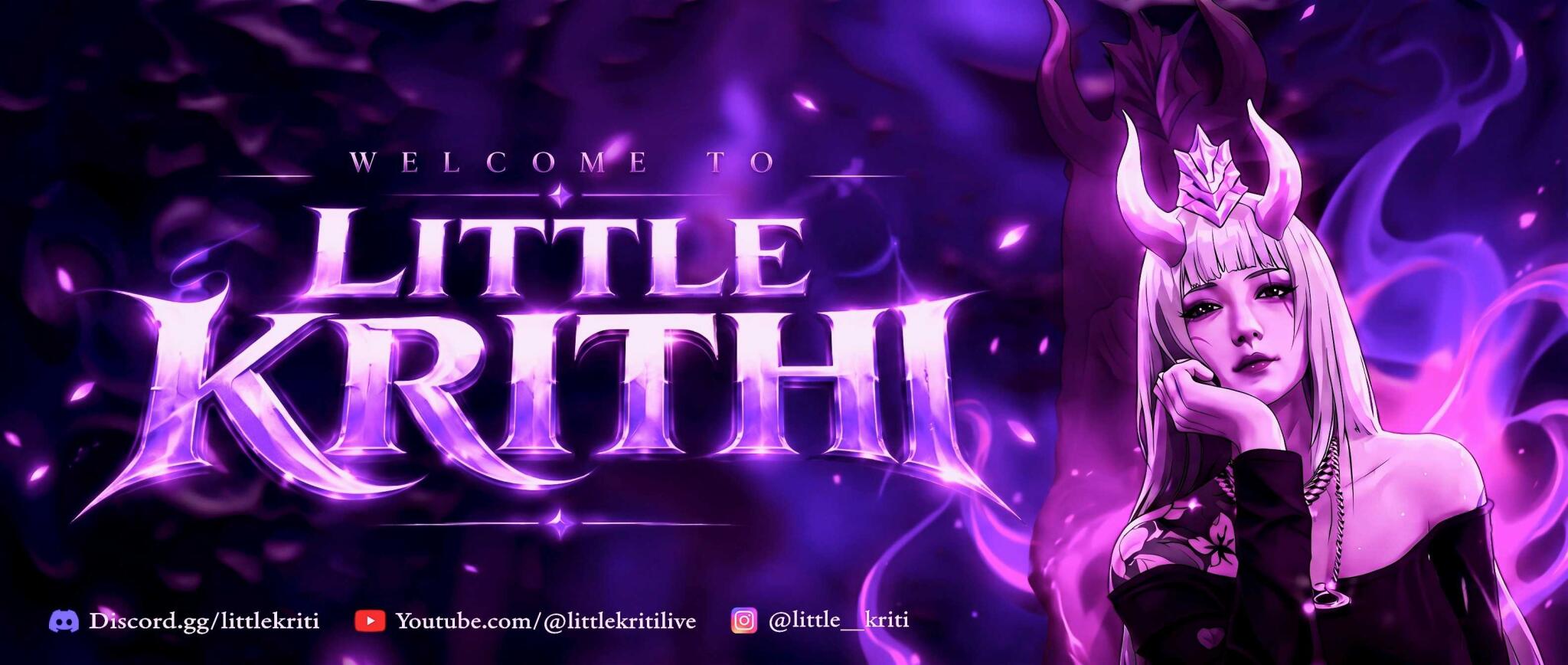 Discovery splash banner for Little Kriti Discord server